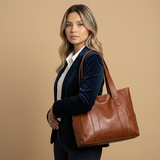 Grand Sac Tote in Pelle per Donne
