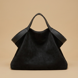 Borsa Tote Grande in Pelle Scamosciata