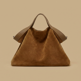 Borsa Tote Grande in Pelle Scamosciata